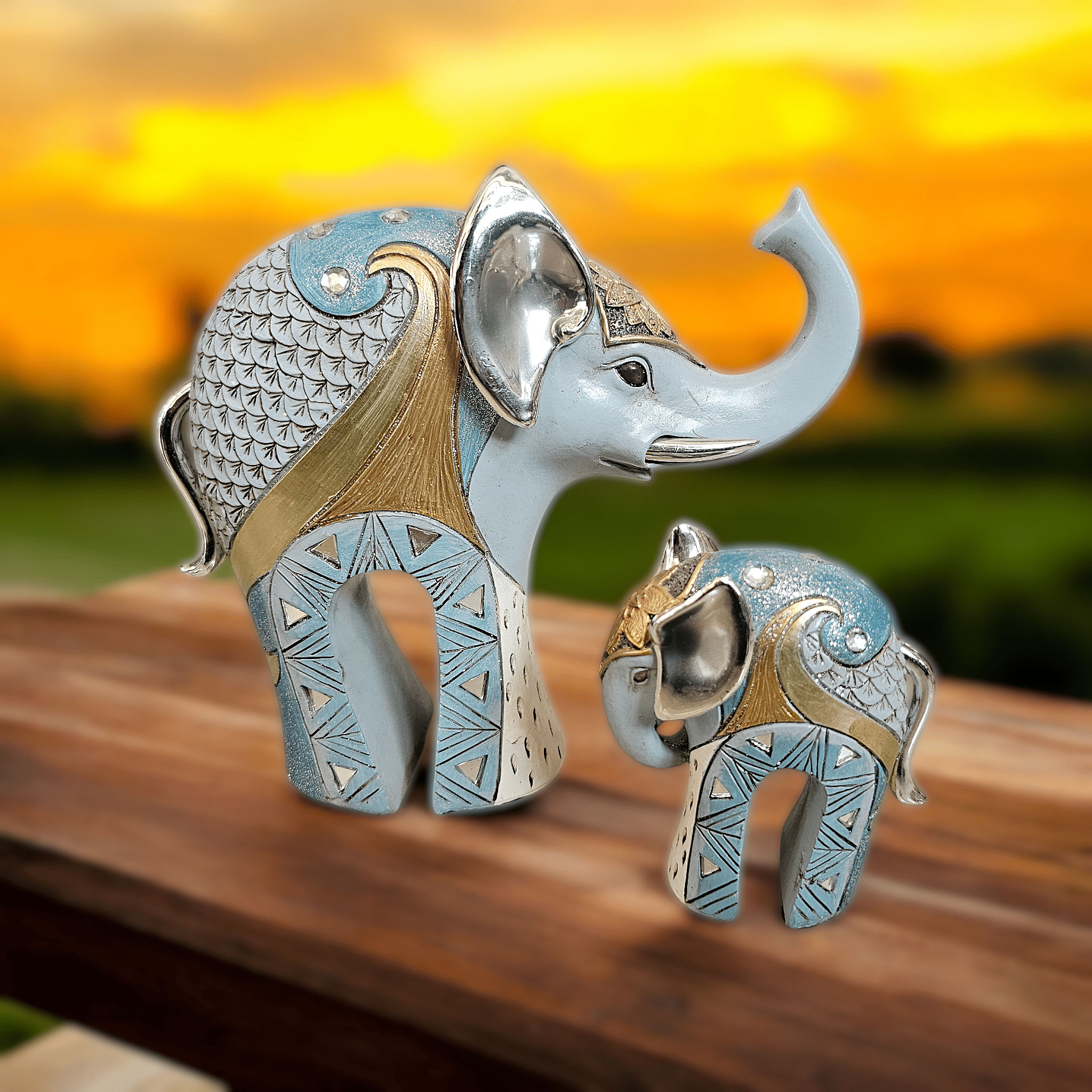 Regal Elephant (Set of 2)